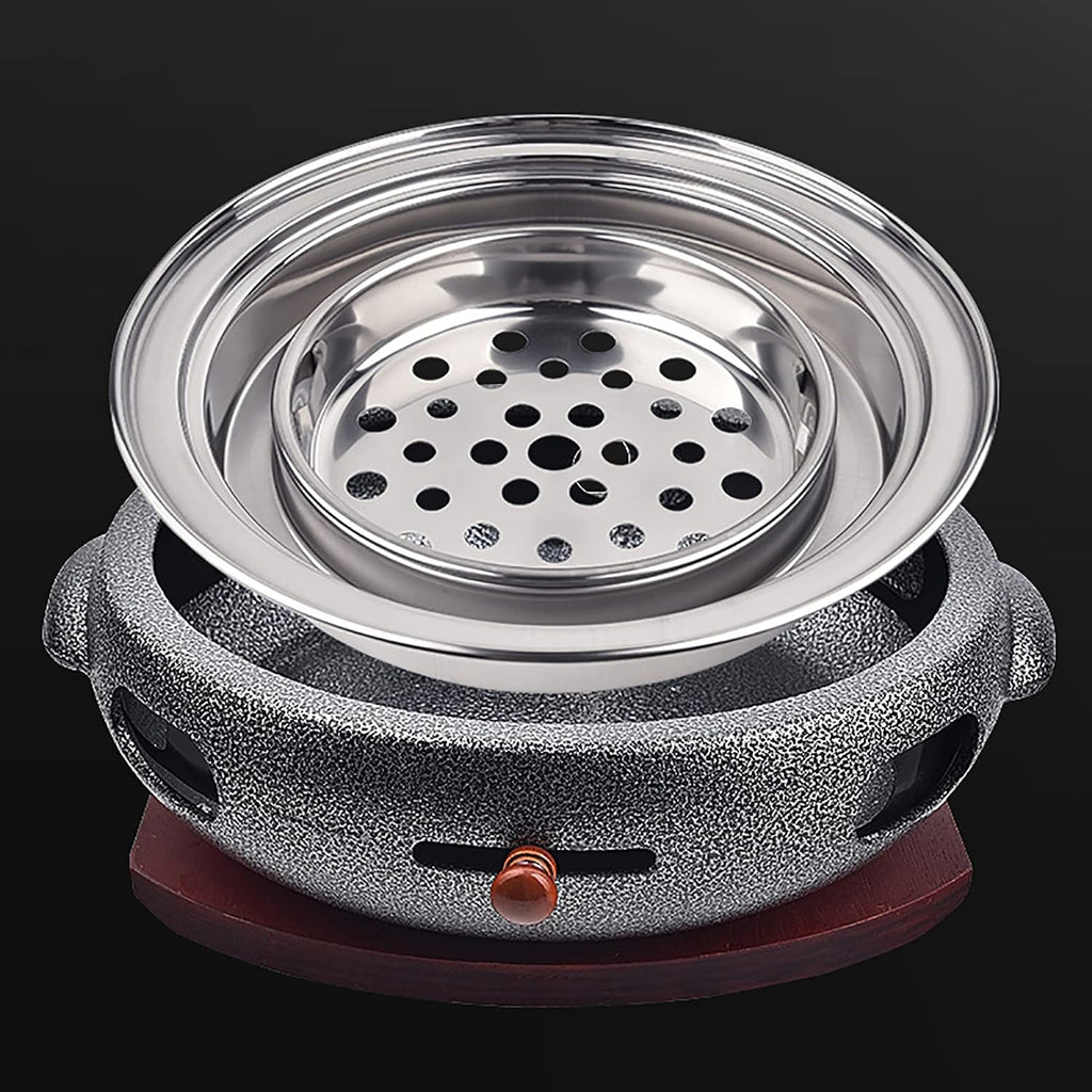 BBQ Barbeque Barbecue Grill, BBQ, Multifunctional Smokeless Charcoal Grill, Household Korean BBQ Grill, Small Grill Outdoor Cooking (Color : B)