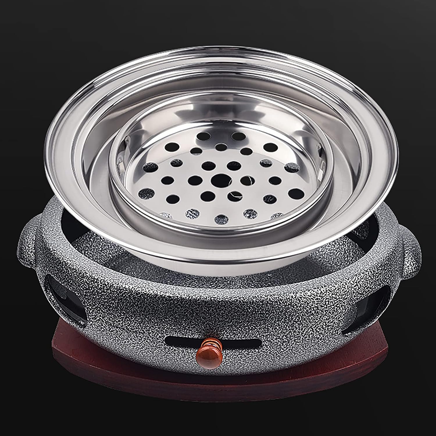 BBQ Barbeque Barbecue Grill, BBQ, Multifunctional Smokeless Charcoal Grill, Household Korean BBQ Grill, Small Grill Outdoor Cooking (Color : B)