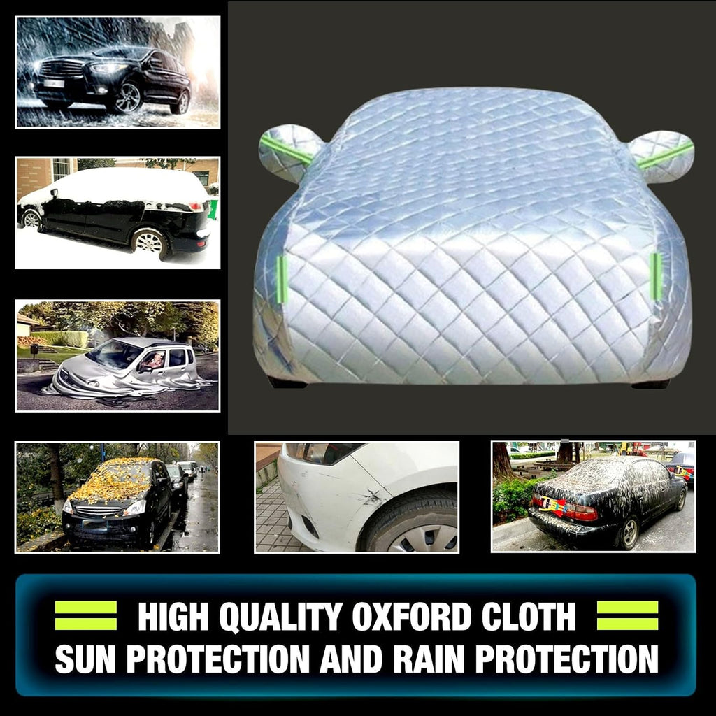Winter Heavy Duty Car Cover for Ford Edge SEL 2023-2025– 5-Layer Waterproof All-Weather Car Cover for Hail Protection Snowproof, Windproof, UV & Sun Protection