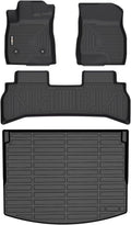 GINOWY-Floor Mats & Cargo Liner for Chevrolet/Chevy Trailblazer 2021-2026 FWD LS丨LT丨ACTIV丨RS (Cargo in Upper Deck Position), Trailblazer All Weather Car Floor Mat, Trailblazer Car Accessories Mats