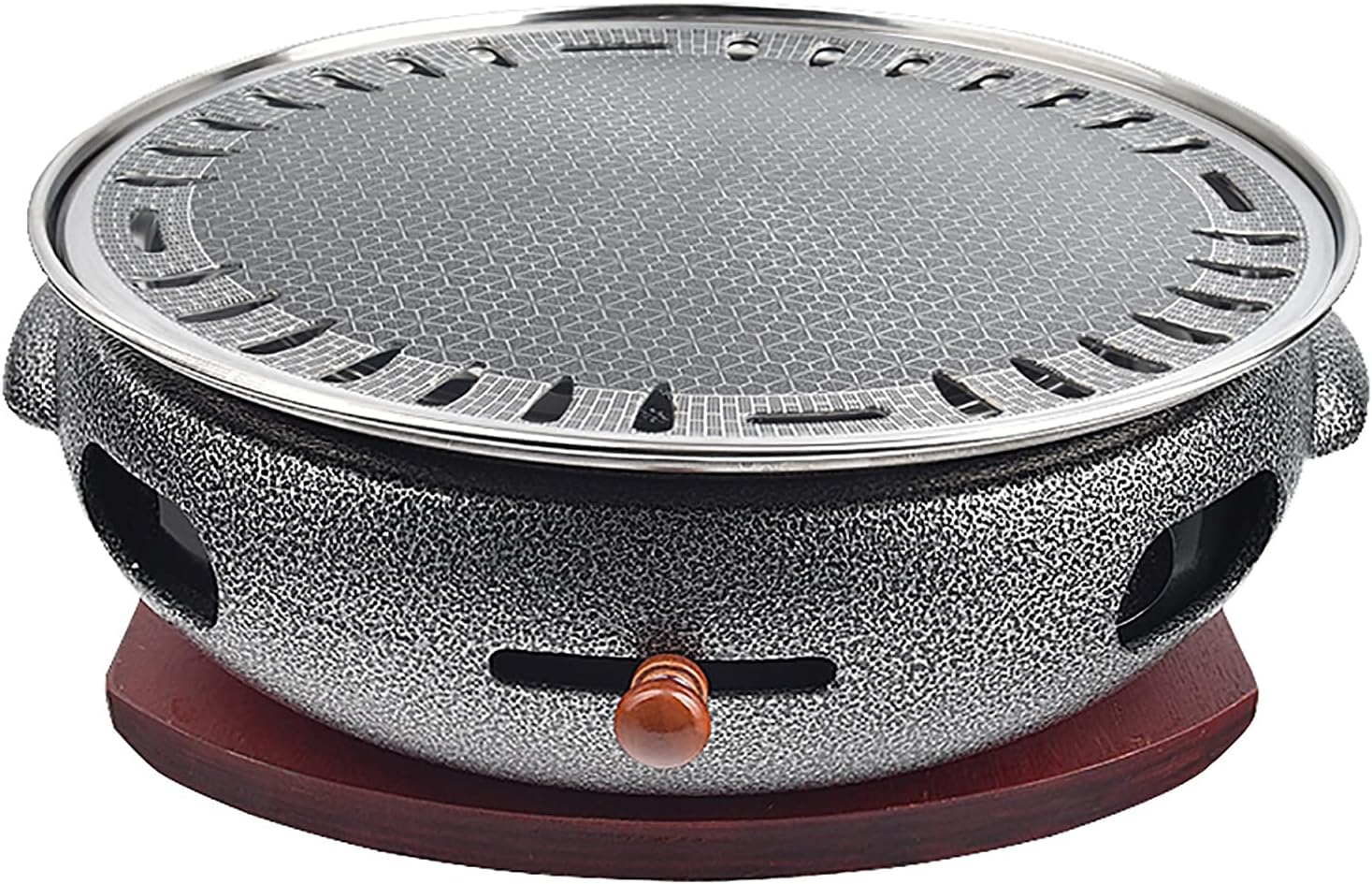 BBQ Barbeque Barbecue Grill, BBQ, Multifunctional Smokeless Charcoal Grill, Household Korean BBQ Grill, Split Design, Easy to Clean (Color : A)