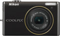 Nikon Coolpix S640 12.2MP Digital Camera with 5x Wide Angle Optical Vibration Reduction (VR) Zoom and 2.7-inch LCD (Calm Black)