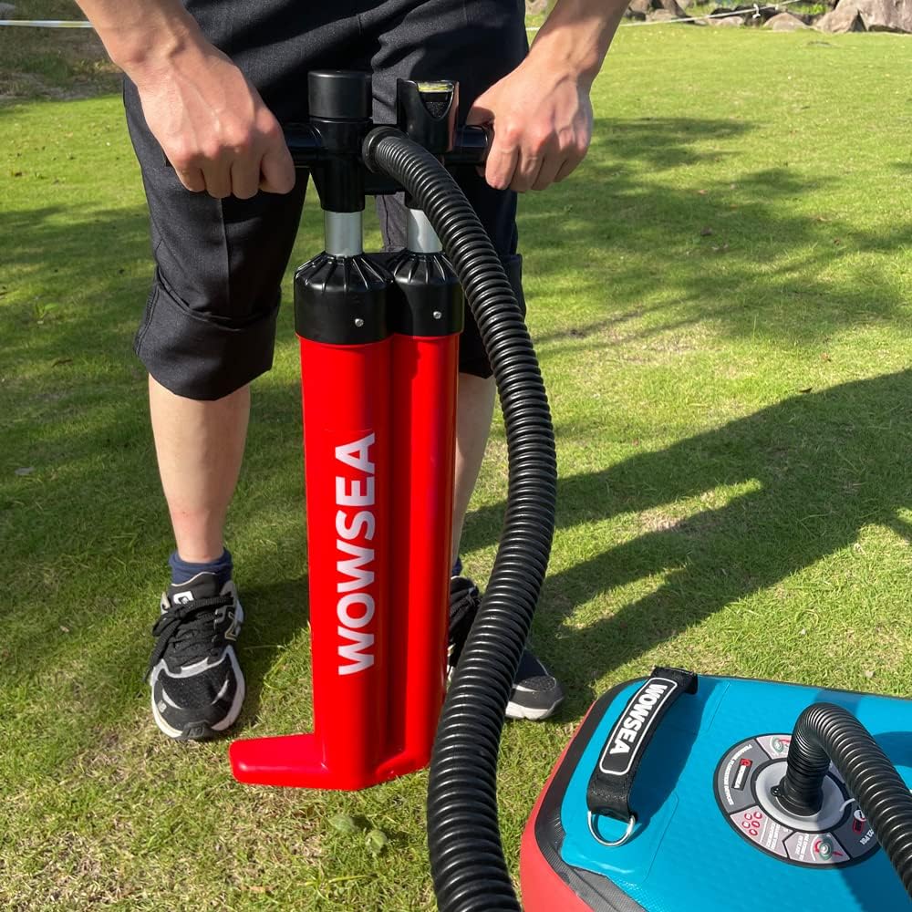 WOWSEA Swift S2 Inflatable Paddle Board, Exploring and Stable SUP Board, Sport & Racing Paddle Board with Action Camera Mount, Nice iSUP Board for Aquatic Exercise and Professional Paddlers (14')