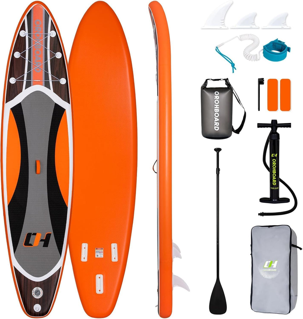 Inflatable Paddle Board 11'6/10'6 Paddle Board - All-Around SUP Board for Adults & Beginners, Stand Up Paddle Board with Complete Accessory Kit for Lake, River, Ocean