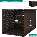 YITAHOME XL 180 Gallon Large Deck Box,Outdoor Storage for Patio Furniture Cushions,Garden Tools,Waterproof,Lockable (Black)