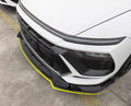 Front Bumper Lip Splitter Kit Compatible with Hyundai Sonata 1.5T SE，SEL，SEL Convenience/Hybrid Limited 2024 2025 Lower Chin Spoiler Splitter Exterior Car Accessories ABS 3PCS(Black)