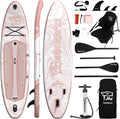 TIGERXBANG 11'6'/11'/10' Inflatable Paddle Board with Complete Accessories, Versatile Premium Paddle Boards for Adults/Youth, Stand Up Paddle Board Polar/Wave/Sunny Wave Collection