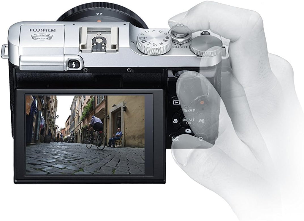 Fujifilm X-M1 Compact System 16MP Digital Camera with 3-Inch LCD Screen - Body Only (Silver)