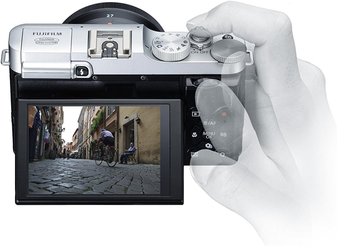 Fujifilm X-M1 Compact System 16MP Digital Camera with 3-Inch LCD Screen - Body Only (Silver)