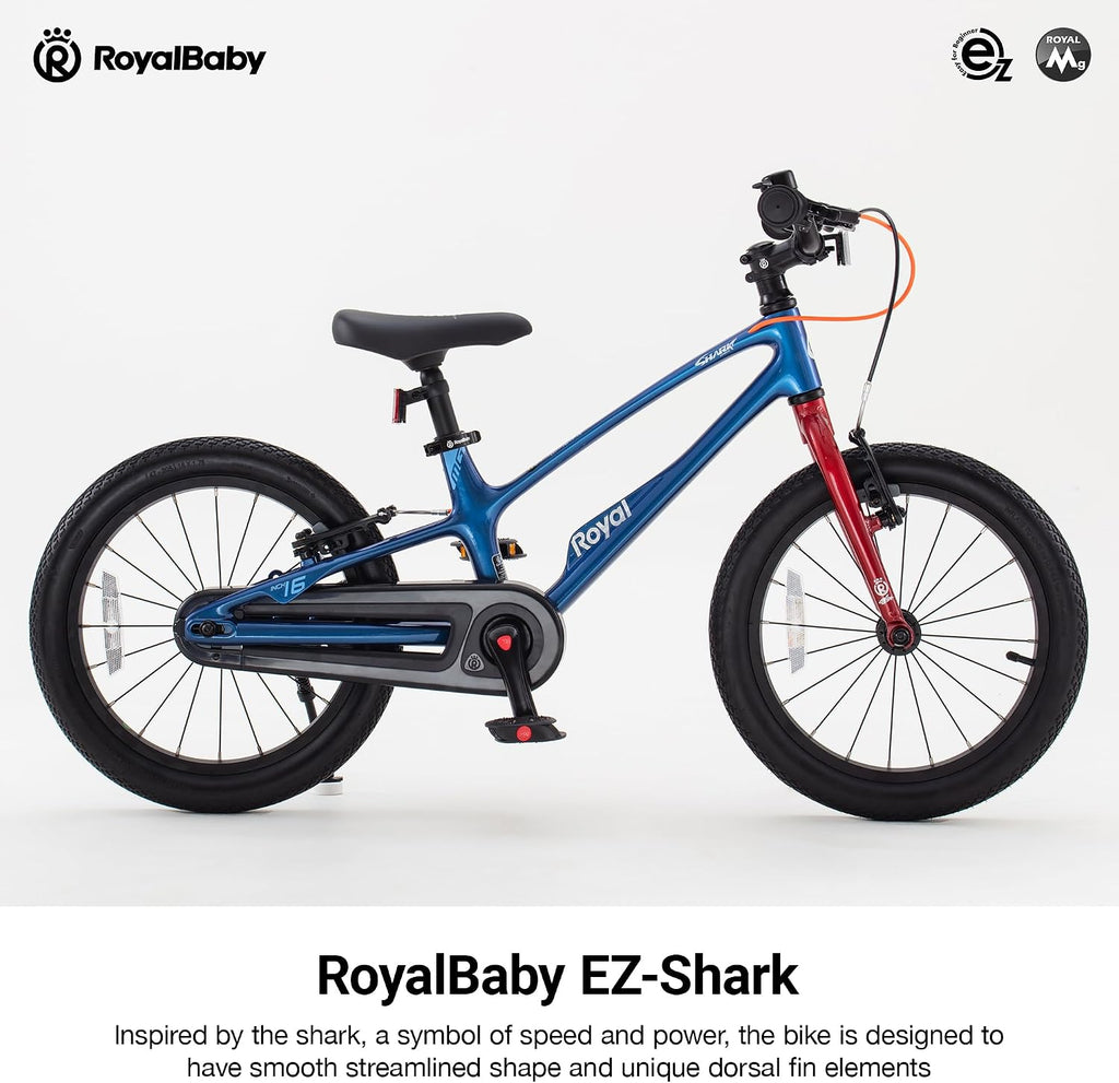 RoyalBaby EZ Kids Bike 12 14 16 18 20 Inch Balance Pedal 2-in-1 Training Bicycle Boys Girls Ages 3 to 12 Years Easy Learn for Beginners
