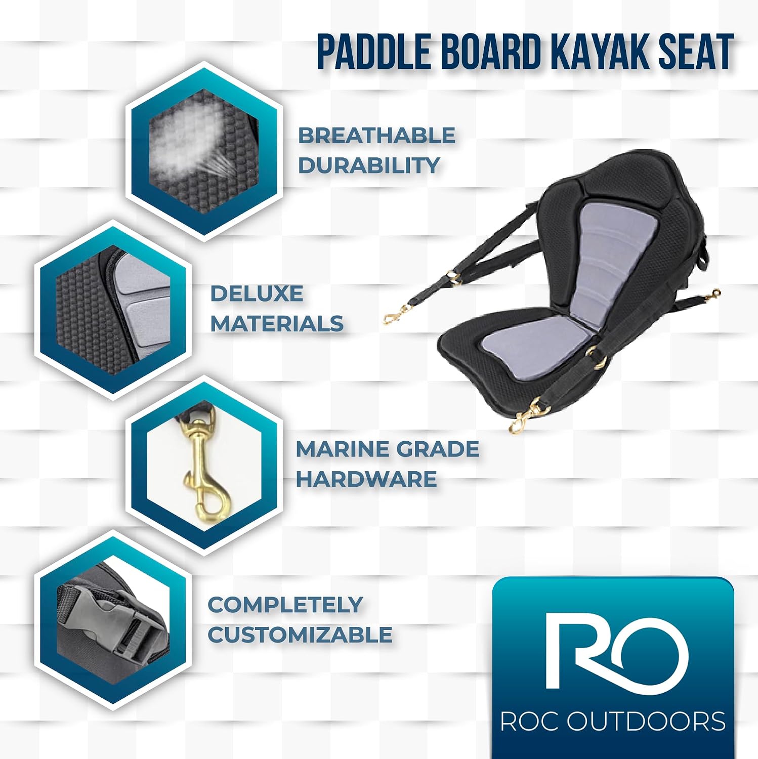 Roc Inflatable Stand Up Paddle Board 10' 6' with Premium SUP Paddle Board Accessories, Wide Stable Design, Non-Slip Comfort Deck for Youth & Adults