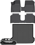 Wayhigh® Floor Mats & Cargo Liner for Hyundai ioniq 5 2025 2026 Movable Center Console (Limited Models), All Weather TPE Car Mats Waterproof Heavy Duty, Floor Mats Custom Fit for ioniq 5 Accessories