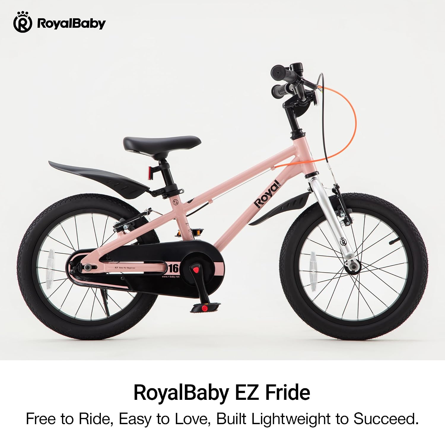 RoyalBaby EZ Fride Kids Bike 16 18 20 Inch, Lightweight Aluminum 2-in-1 Balance to Pedal Bike with One-Key Switch for Boys Girls Ages 4+