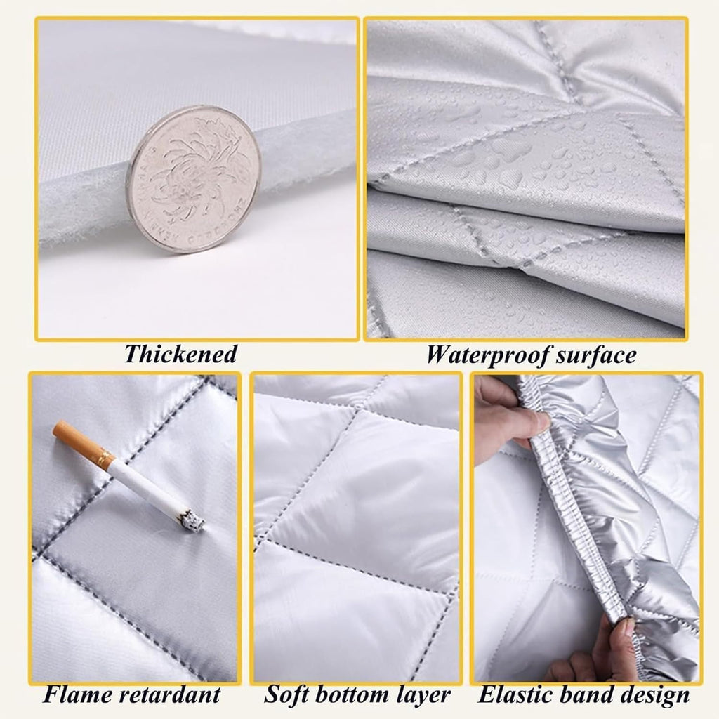 Hail Protector Car Cover Custom Fit for VW Golf Cabrio MK1 1979-94, Hail car Cover with Cotton, Windproof Rain Snow Protection, with Zipper Doorxxx2t