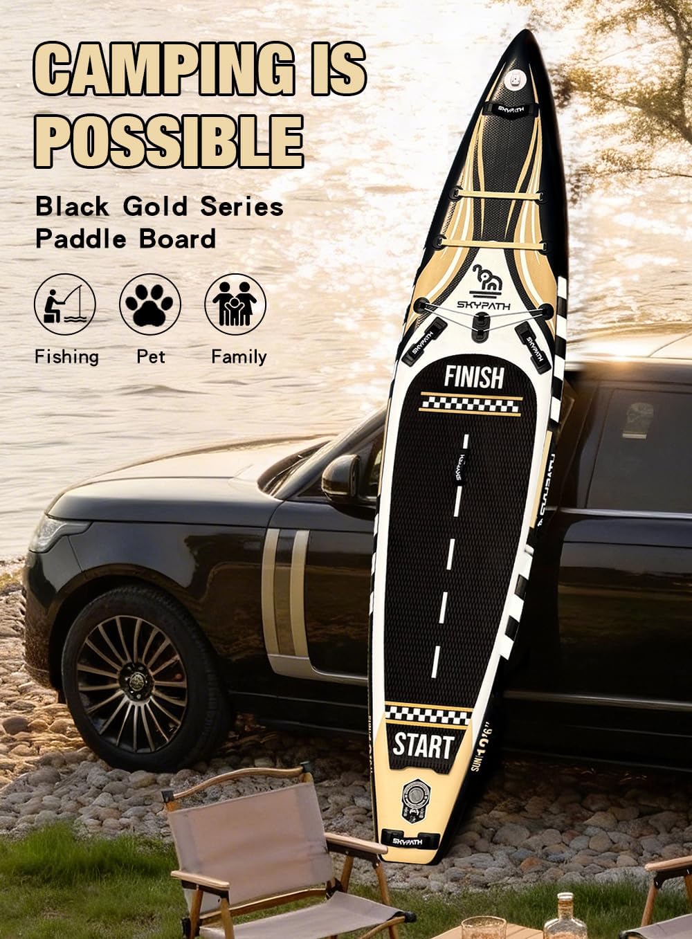 Inflatable Stand Up Paddle Board,10'6''*32''/11'*34'' Ultra-Light SUP Board,Blow Up Paddle Board, Wide Stable Family Board for Youth & Adults of All Skill Levels with Full Set of SUP Board Accessories