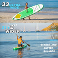 Inflatable Paddle Board,Extra Wide 10.6'/11' Stand Up Paddle Board with Sup Accessories,400lbs Capacity for Family with Safety Leash, All Skill Levels Sup for Yoga,Fishing,Surfing