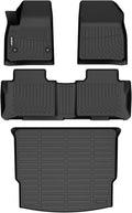 GINOWY-Floor Mats & Cargo Liner for Chevy Blazer 2019-2026, TPE All Weather Car Mats Trunk Mat for Chevy Blazer Car Accessories