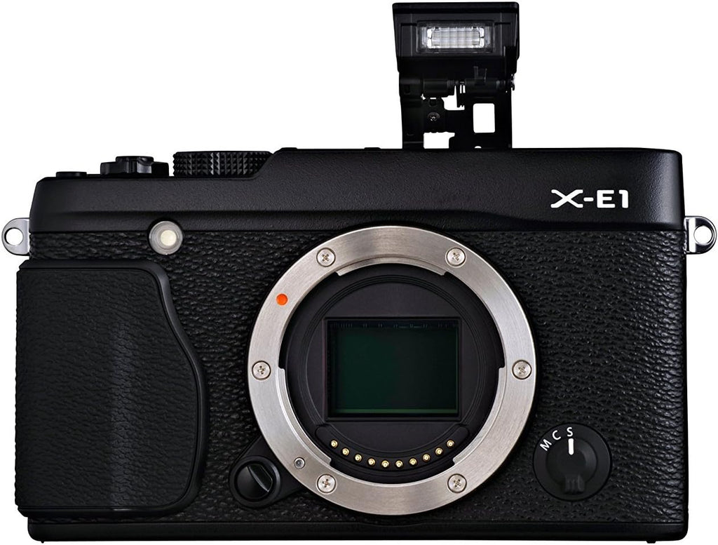 Fujifilm X-E1 16.3MP Compact System Digital Camera with 2.8-Inch LCD - Body Only (Black)