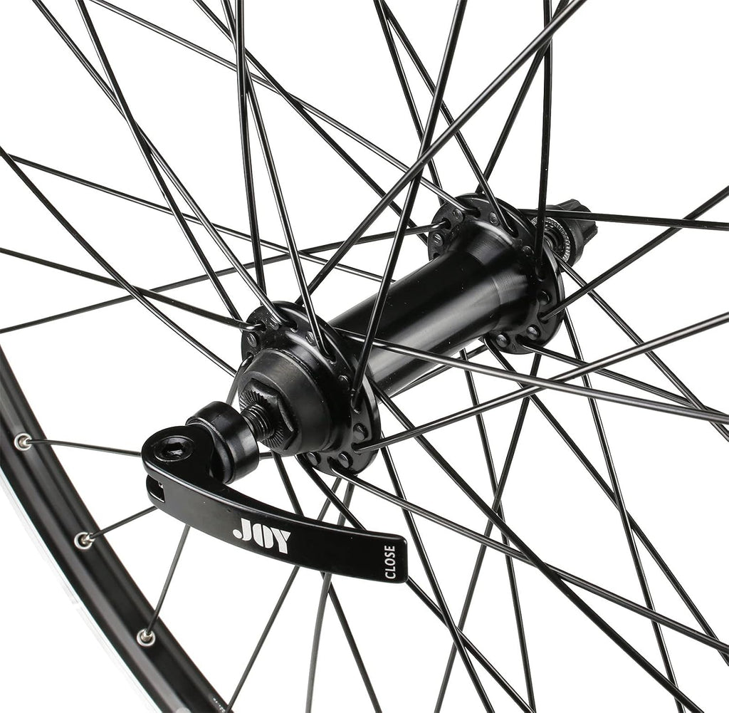 CyclingDeal MTB Bicycle Double Wall Rims 26' Wheelset - Front & Rear Mountain Bike Wheels - Compatible with Shimano MF-TZ500 Freewheel