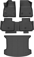 GINOWY-Floor Mats & Cargo Liner for Cadillac XT5 2017-2026,TPE All Weather Floor Mats for Cadillac XT5丨 XT5 Car Mats, XT5 Cargo Mat Trunk Mat, XT5 Car Accessories