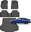 for Hyundai Elantra & Elantra N Floor Mats 2026 2025 2024 2023 2022 2021(Not for Hybrid),Car Mats for Hyundai Elantra All Weather Floor Mats Cargo Floor Liner Accessories 2021-2025