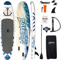 Inflatable Paddle Board,Extra Wide 10.6'/11' Stand Up Paddle Board with Sup Accessories,400lbs Capacity for Family with Safety Leash, All Skill Levels Sup for Yoga,Fishing,Surfing