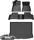 Wayhigh® Floor Mats & Cargo Liner for Mercedes Benz GLA 2021 2022 2023 2024 2025 2026, All Weather TPE Waterproof Heavy Duty, Floor Mats Custom Fit for GLA Accessories Full Set- Black
