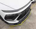 Car Accessories Compatible with Hyundai Sonata 1.5T SE，SEL，SEL Convenience/Hybrid Limited 2024 2025 Front Lip Spoiler Body Kit Spoiler Splitter Molding Cover Trim ABS 3PCS(Black)