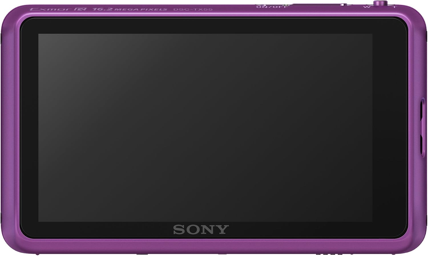 Sony Cyber-shot DSC-TX55 16.2 MP Slim Digital Camera with 5x Optical Zoom and 3.3-Inch OLED touch screen (Violet)