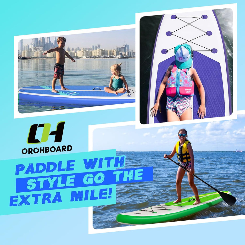 Inflatable Paddle Board 11'6/10'6 Paddle Board - All-Around SUP Board for Adults & Beginners, Stand Up Paddle Board with Complete Accessory Kit for Lake, River, Ocean