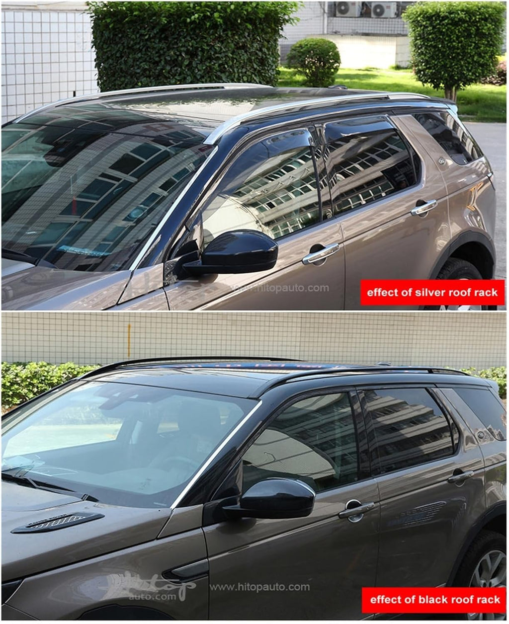 Roof Rack OE Roof Rail/roof Rack Roof Bar Compatible for Land Rover Discovery Sport 2015-2025,gurantee Quality,Free Drill Holes, 8 Years' Old Seller(Black Color)