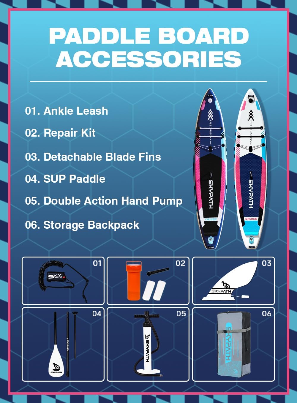 Inflatable Stand Up Paddle Board,10'6''*32''/11'*34'' Ultra-Light SUP Board,Blow Up Paddle Board, Wide Stable Family Board for Youth & Adults of All Skill Levels with Full Set of SUP Board Accessories