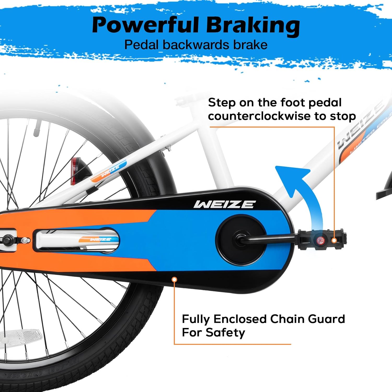 WEIZE Kids Bike, 16 20 Inch Children Bicycle for Boys & Girls Ages 4-12 Years Old, Rider Height 41-62 Inch, Adjustable Seat & Handlebars, Coaster Brake, Multiple Color Options