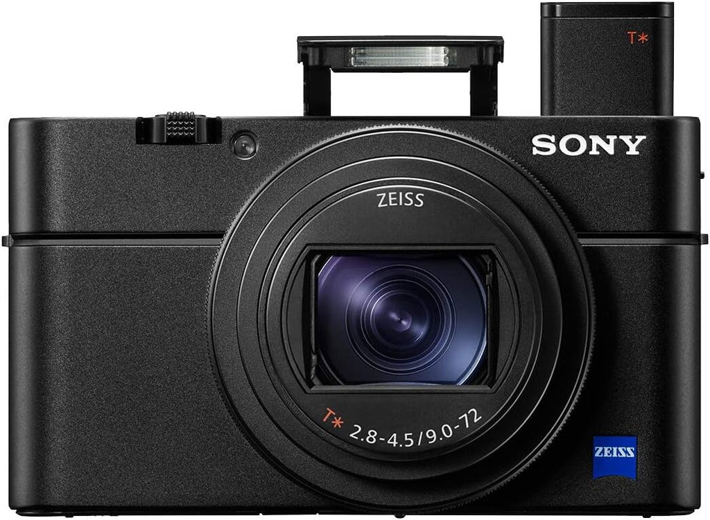 Sony Cyber-Shot RX100 VII RX100M7 Premium Compact Camera DSC-RX100M7 Enhanced Bundle with Triple 3X Battery Pack + 64GB Memory Card + Deco Gear Travel Case Accessory Kit & Photo Video Software