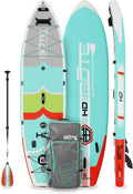 BOTE HD Aero Inflatable Stand Up Paddle Board MAGNEPod Compatible Blow Up iSUP with Paddle Travel Backpack Adults Kids Family Friendly 11 FT 6 in Size Multiple Colors