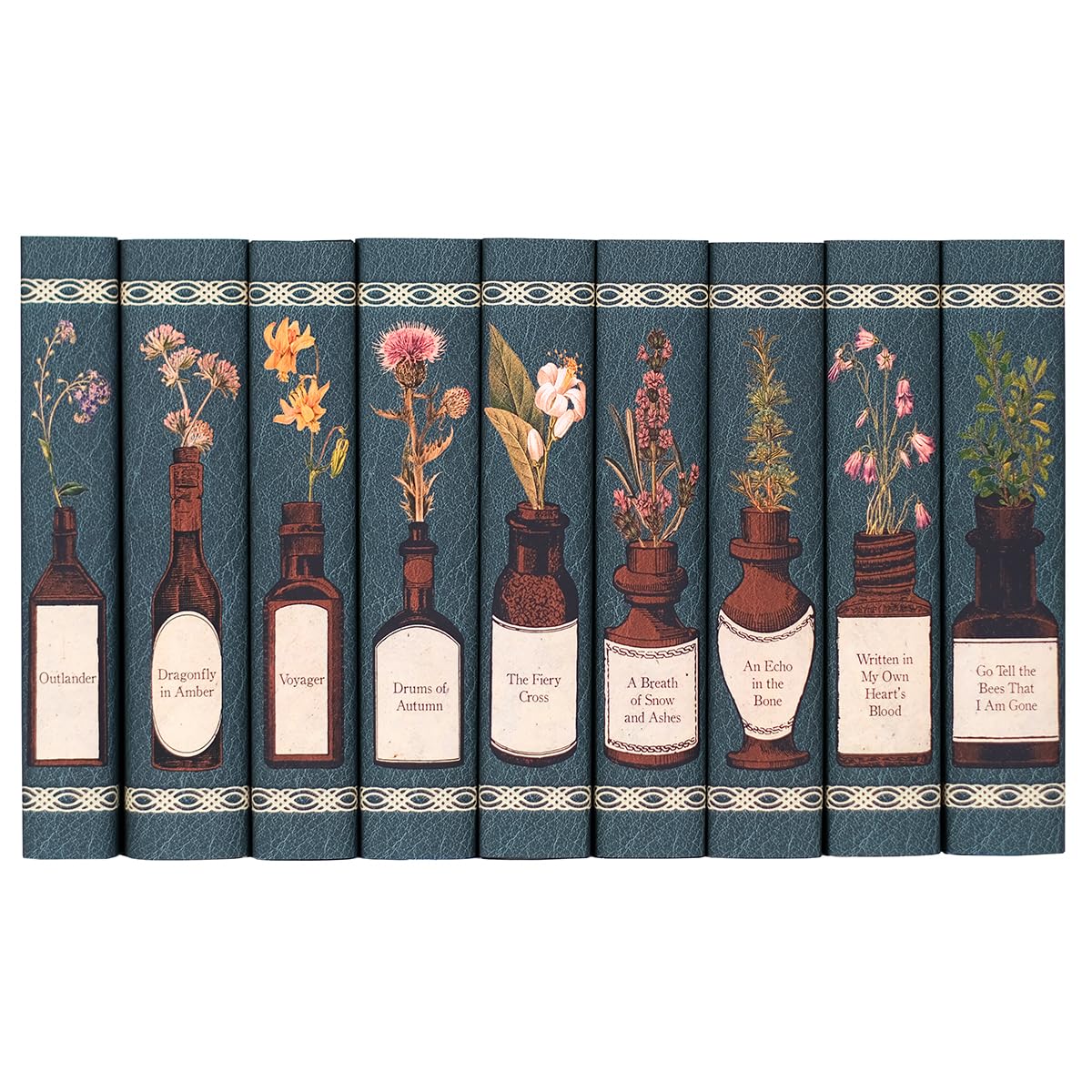 Juniper Books OUTLANDER - 9-VOLUME HARDCOVER BOOK SET CUSTOM COVER DESIGN & ART COVER PRINTS - AUTHOR DIANA GABALDON