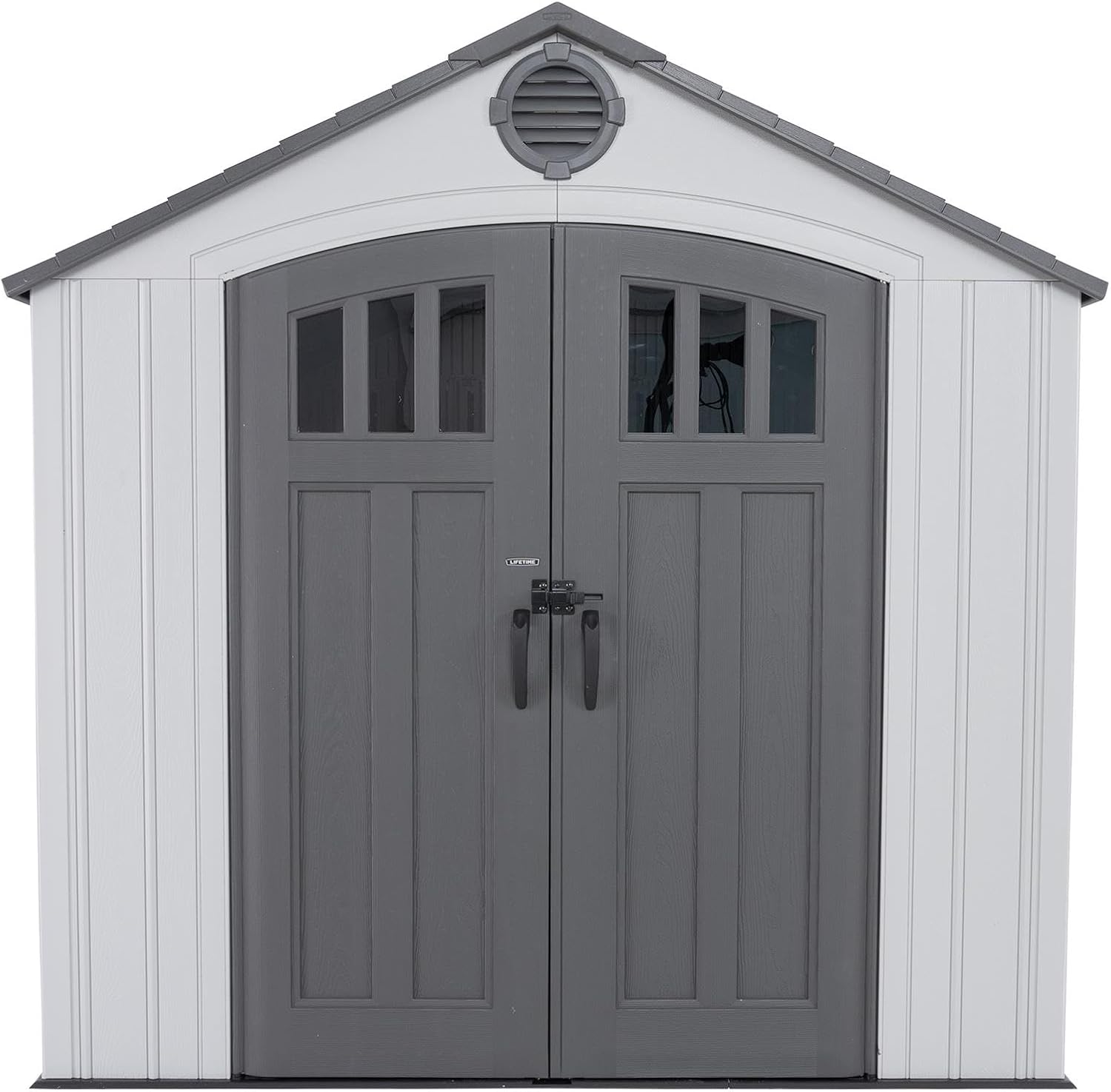 Lifetime Dual Entry Outdoor Storage Shed, 15 x 8 Foot