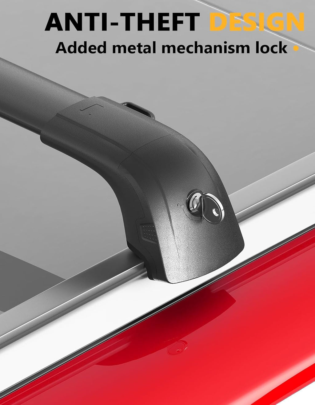 Tuyoung 300lbs Roof Rack Cross Bars Fit for Mazda CX30 CX-30 2020 2021 2022 2023 2024 2025 2026 with Flush Side Rails，Lockable Heavy Duty Anti-Theft Aluminum Roof Rails Crossbars Cargo Carrier Bag