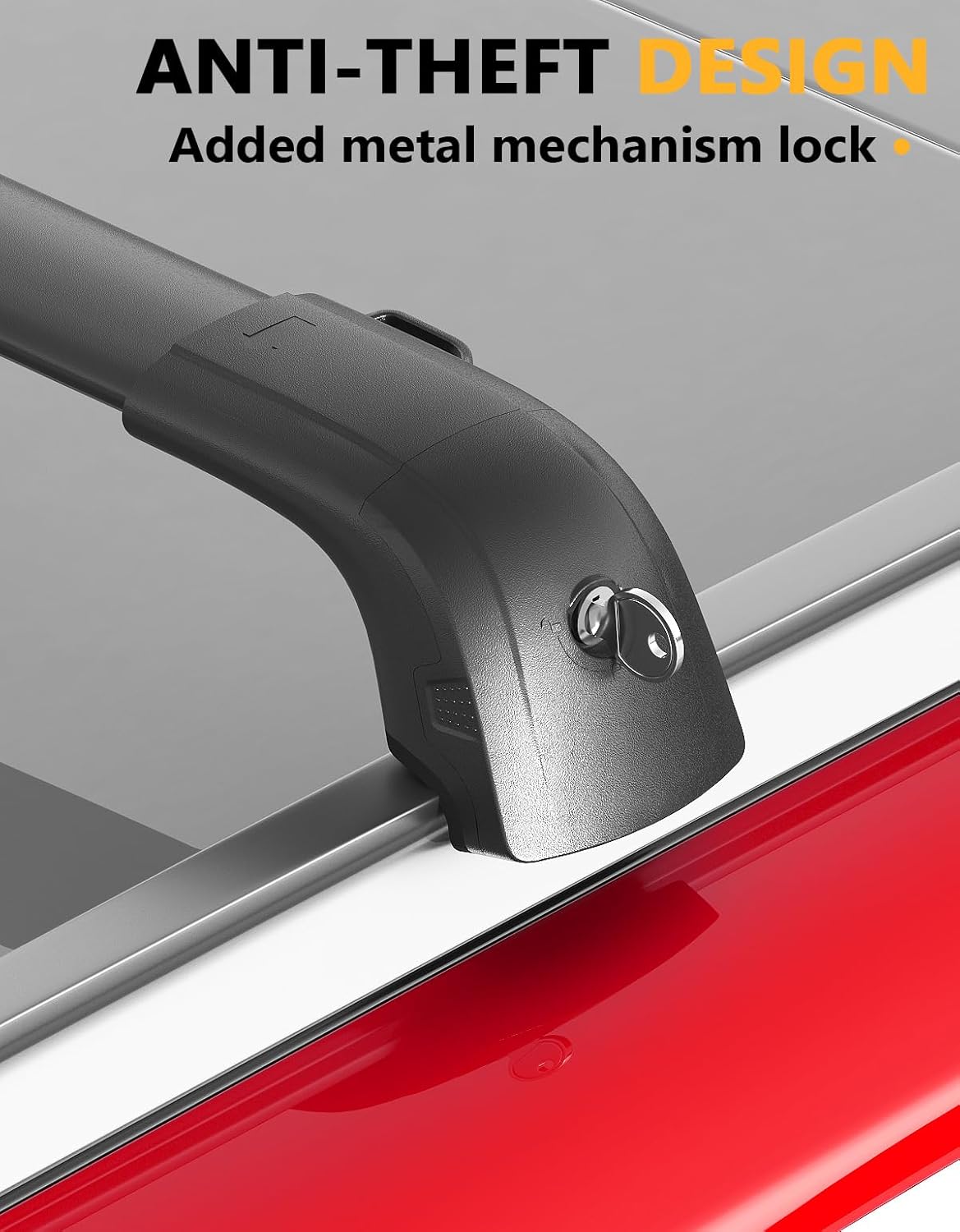 Tuyoung 300lbs Roof Rack Cross Bars Fit for Mazda CX30 CX-30 2020 2021 2022 2023 2024 2025 2026 with Flush Side Rails，Lockable Heavy Duty Anti-Theft Aluminum Roof Rails Crossbars Cargo Carrier Bag