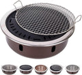 Portable BBQ Grill, Korean BBQ Charcoal Grill Split Type 5-in-1 Indoor Outdoor 4-8 People Multicolor(E)