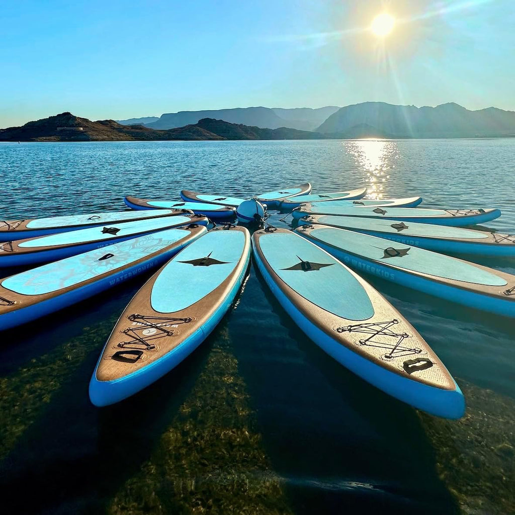 Waterkids Paddle Boards for Kids and Adults, Inflatable Stand Up Paddle Board Packages for Families