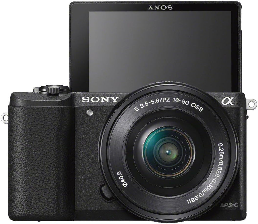 Sony a5100 16-50mm Mirrorless Digital Camera with 3-Inch Flip Up LCD (Black) (Renewed)