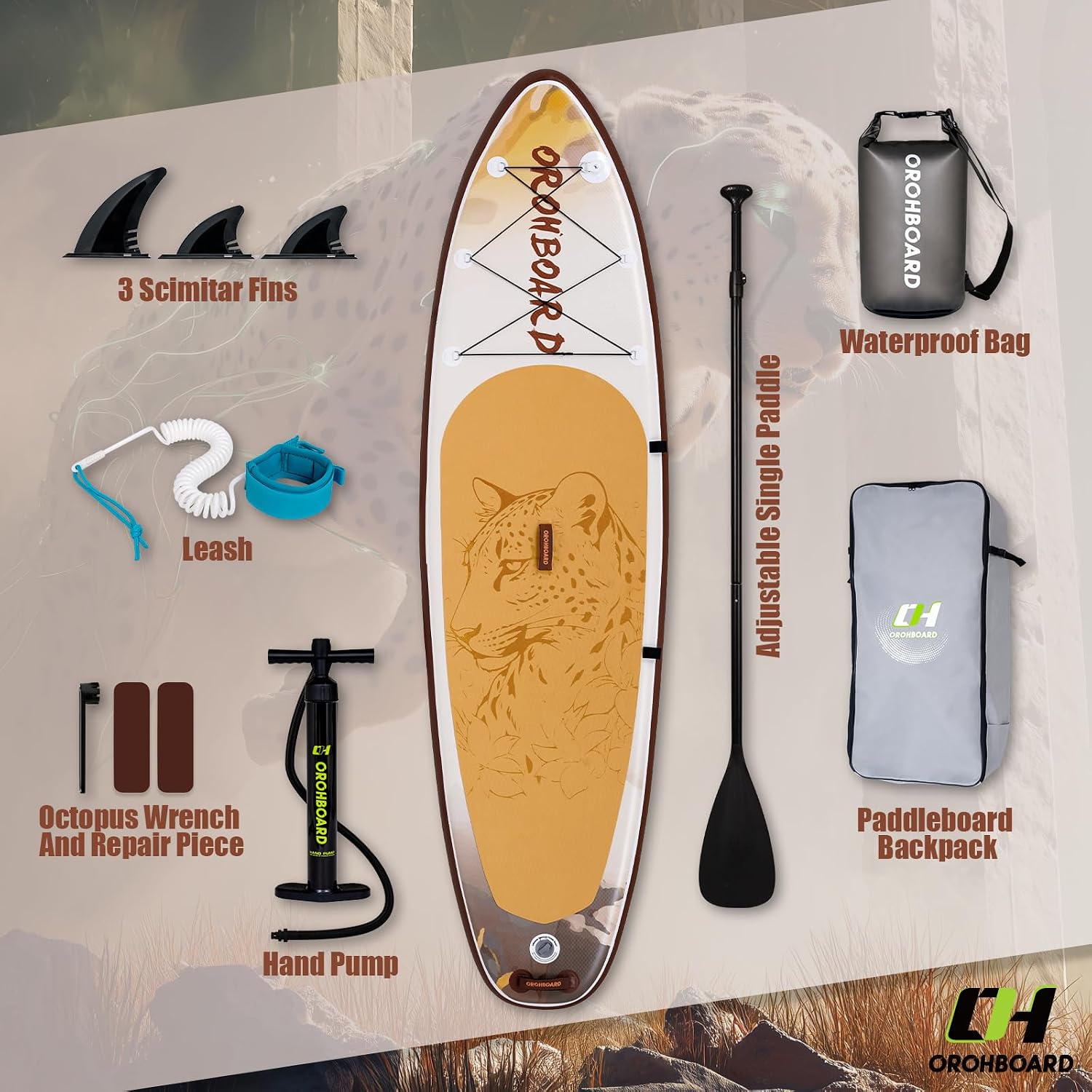 Inflatable Paddle Board 11'6/10'6 Paddle Board - All-Around SUP Board for Adults & Beginners, Stand Up Paddle Board with Complete Accessory Kit for Lake, River, Ocean
