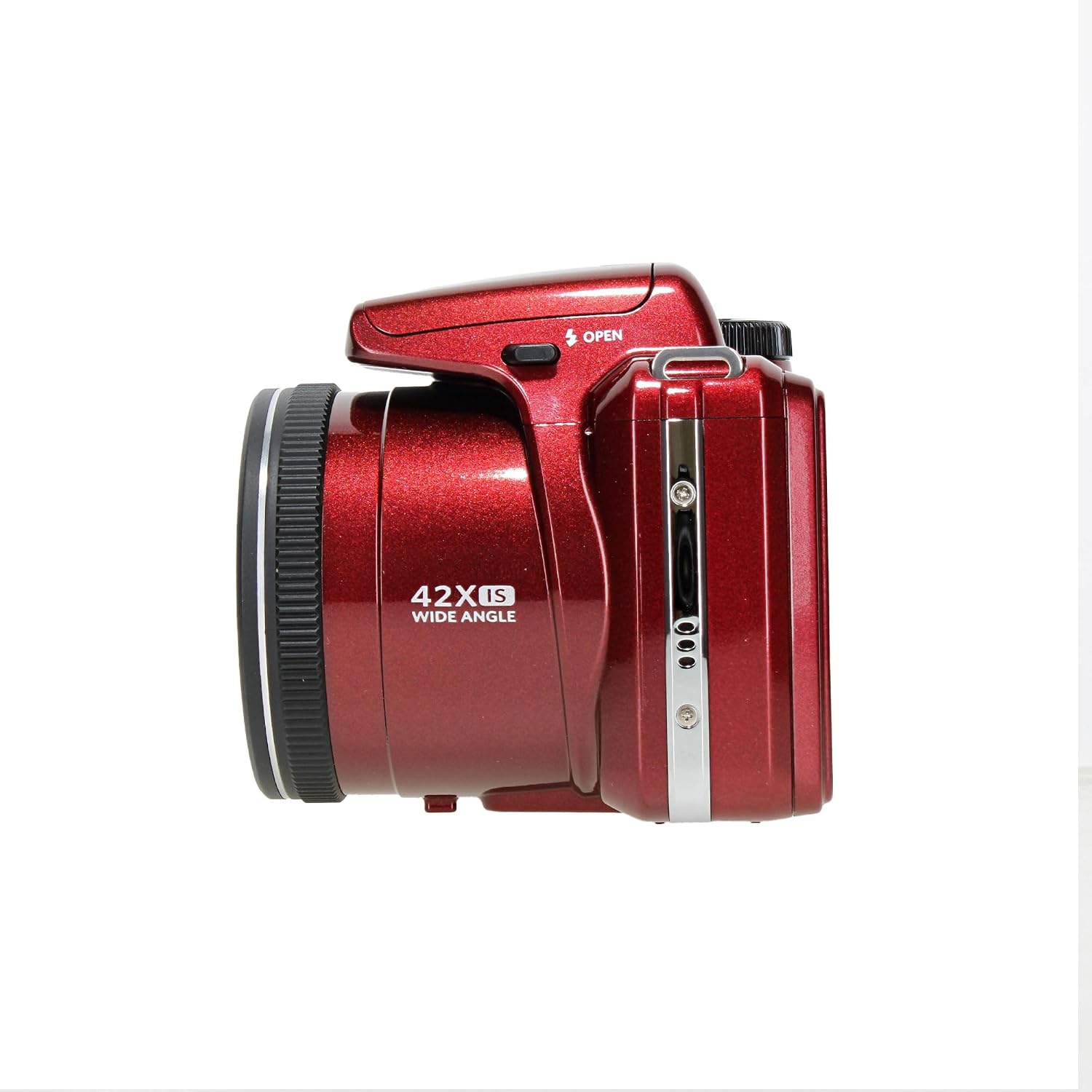 Kodak PIXPRO AZ425 20MP Vlogging Digital Camera (Red) 42X Optical Zoom, 24mm Wide Angle Lens Bundle with 32GB Memory Card + Vlogger Tripod + Bag + More Vlog Accessories