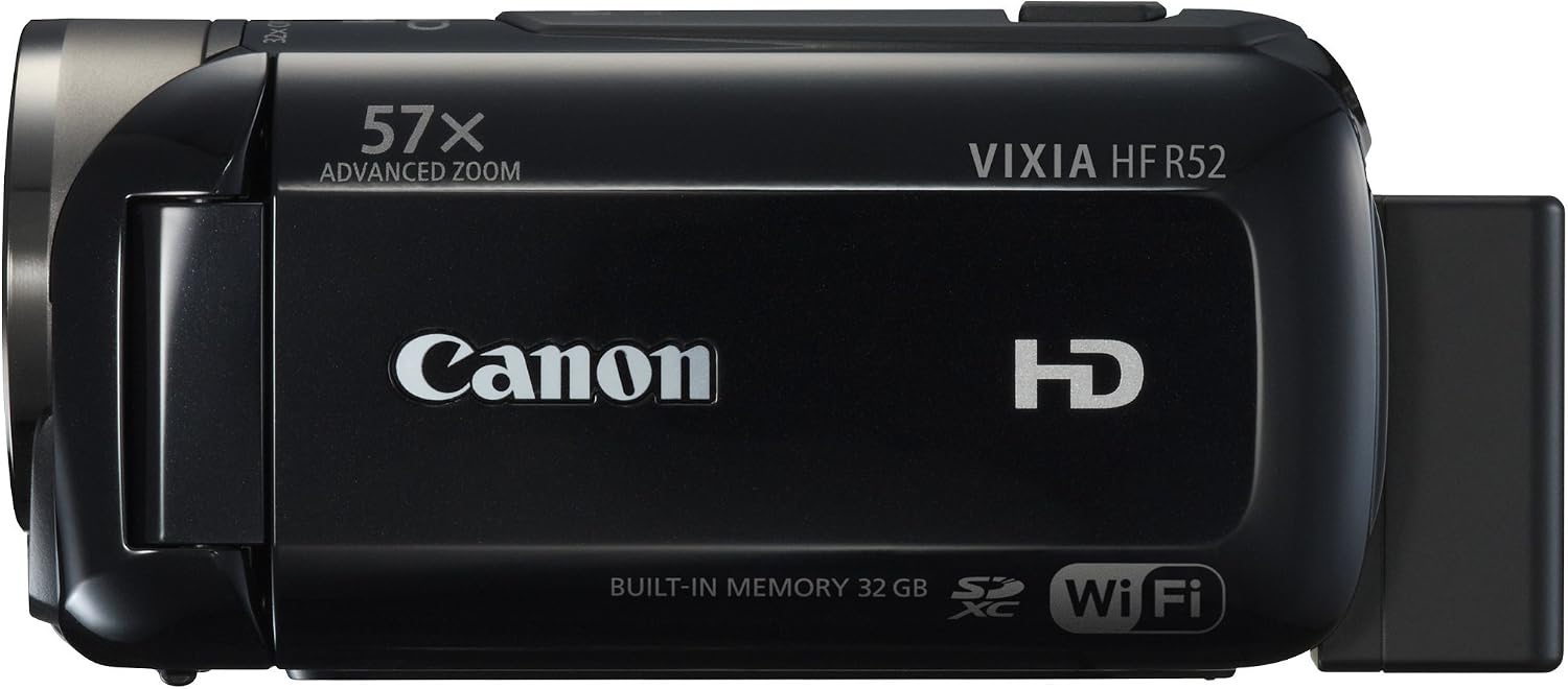 Canon VIXIA HF R500 Digital Camcorder (Black) (Renewed)