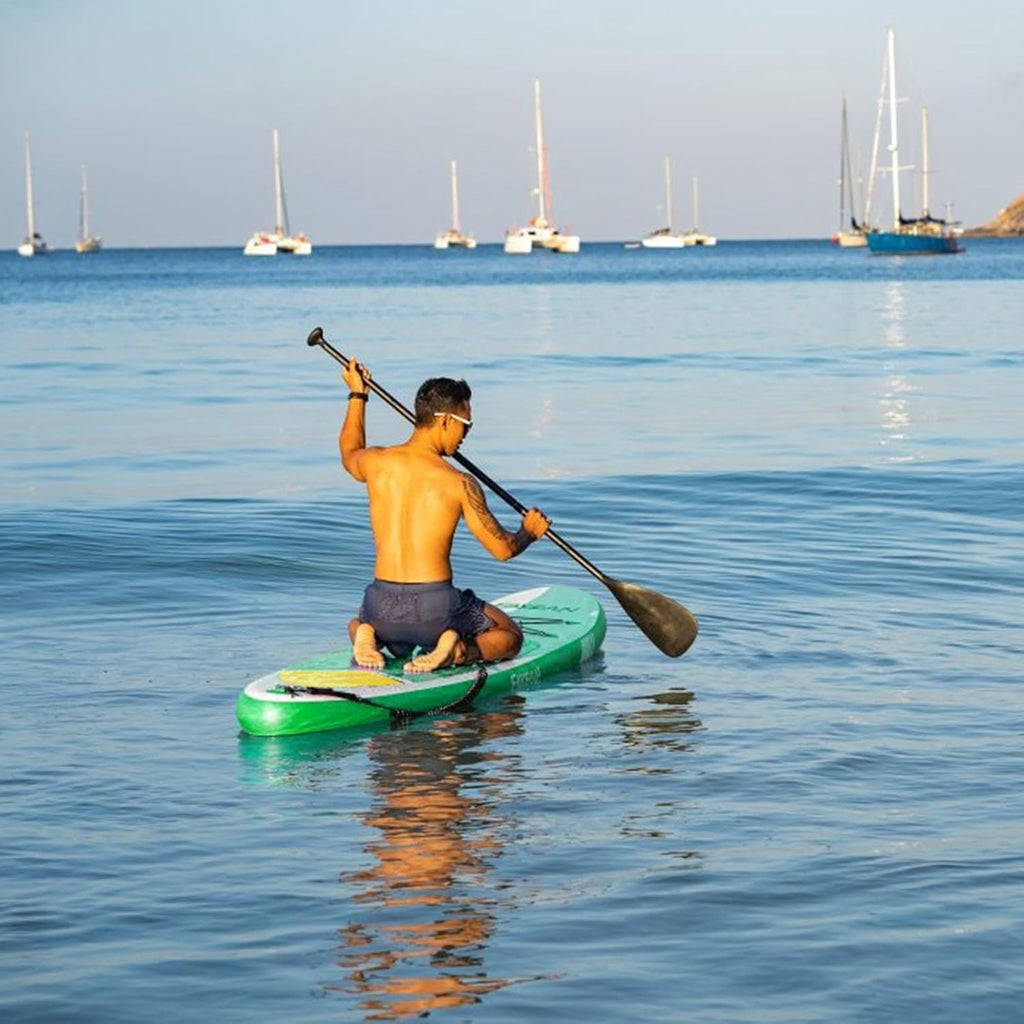 Inflatable Paddle Board,Extra Wide 10.6'/11' Stand Up Paddle Board with Sup Accessories,400lbs Capacity for Family with Safety Leash, All Skill Levels Sup for Yoga,Fishing,Surfing