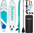 Panana Inflatable Stand Up Paddle Board 10'/10'8''x30''/32''x6'' iSUP Non-Slip Deck Paddleboard for Adults Beginners Youth, with Paddle Pump Fins Leash Backpack