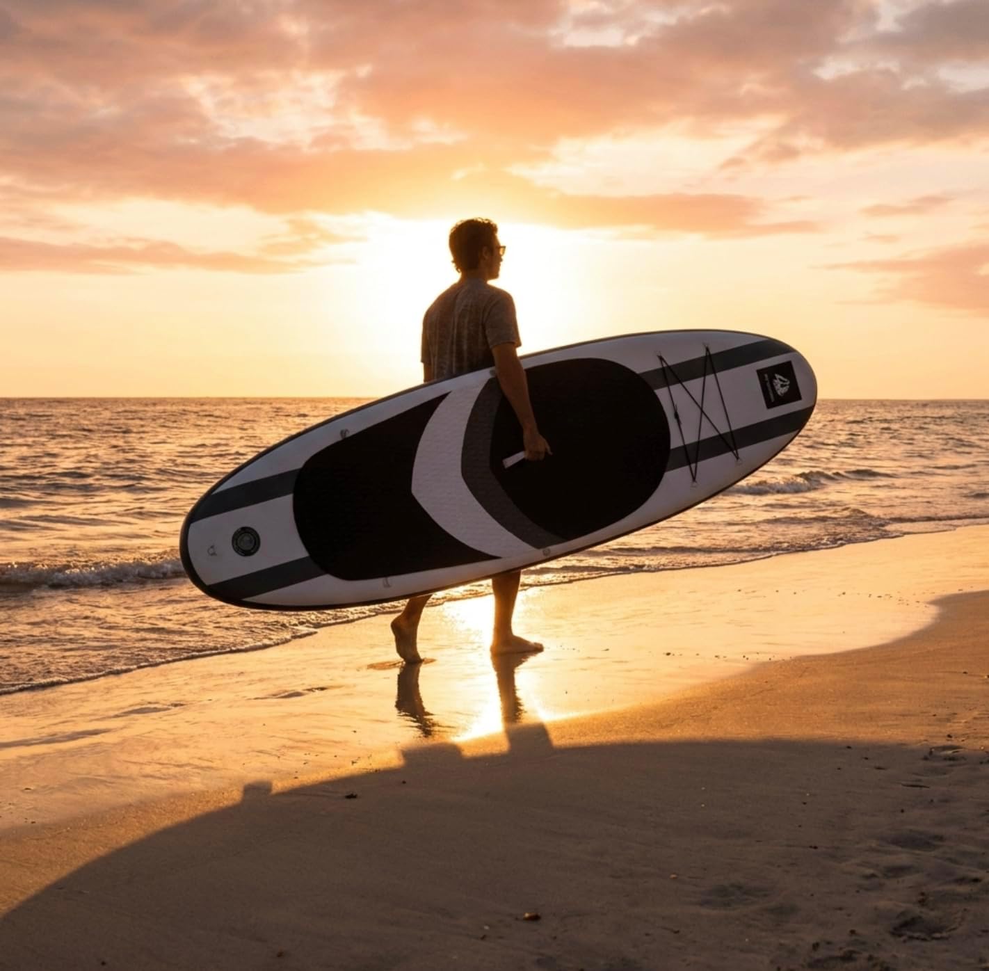 ROC Inflatable Stand Up Paddle Board with Premium SUP Paddle Board Accessories, Wide Stable Design, Non-Slip Comfort Deck for Youth & Adults