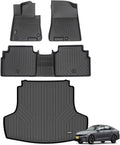 ANBINGO® Floor Mats & Cargo Liner for 2021-2026 Kia K5 (Only FWD Models) & 2020-2026 Hyundai Sonata & Sonata Hybrid Full Set for Kia K5 Gt-Line Floor Mats 2025 K5 Gt-Line Accessories Black