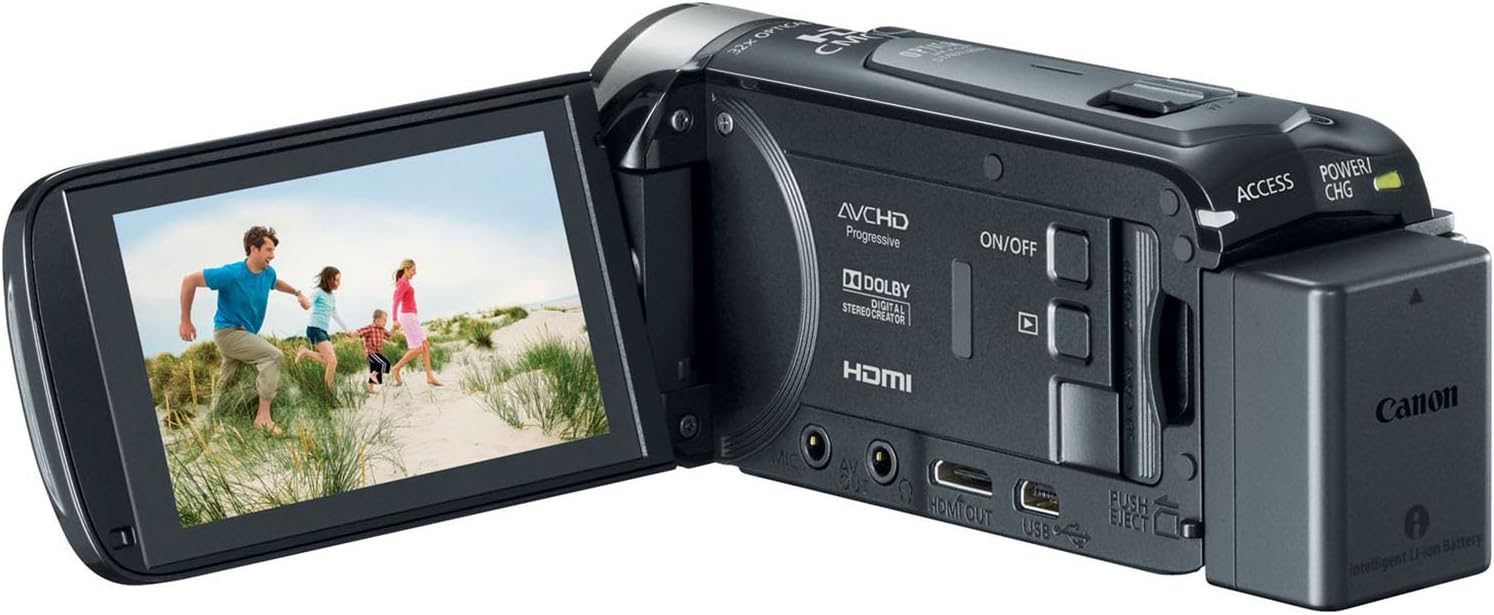 Canon VIXIA HF R500 Digital Camcorder (Black) (Renewed)